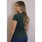 Blusa Ribana Lzt Gola Redonda Feminino Cor Verde Militar Blusa Ribana Lzt Gola Redonda Feminino Cor Verde Militar