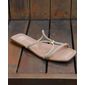 Rasteira Moleca Brilho Feminino Cor Bege