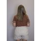 Short Maxma Linho Feminino Cor Off White