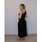 Vestido Bellina Midi Feminino Cor Preto Vestido Bellina Midi Feminino Cor Preto