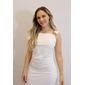 Vestido My Crush Feminino Cor Off White