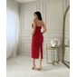 Vestido Midi My Crush Feminino Cor Vermelho