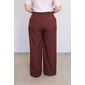 Calça Maxma Alfaiataria Feminino Cor Marrom