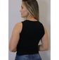 Regata Cropped Lzt Ribana Feminino Cor Preto Regata Cropped Lzt Ribana Feminino Cor Preto