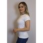 Blusa Ribana Lzt Gola Redonda Feminino Cor Off White Blusa Ribana Lzt Gola Redonda Feminino Cor Off White