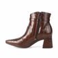 Bota Dakota Cano Curto Salto Médio Feminino Cor Marrom