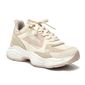 Tênis Via Marte Casual Jogging Feminino Cor Bege Tênis Via Marte Casual Jogging Feminino Cor Bege