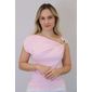 Blusa Bellina Feminina Cor Rosa