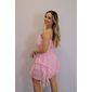 Vestido Curto My Chush Feminino Cor Rosa