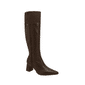 Bota Piccadilly Cano Longo Salto Alto Feminino Cor Marrom