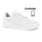 Tênis Comfortflex Em Couro Feminino Cor Branco