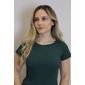 Blusa Ribana Lzt Gola Redonda Feminino Cor Verde Militar Blusa Ribana Lzt Gola Redonda Feminino Cor Verde Militar