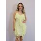 Vestido Curto My Chush Feminino Cor Amarelo