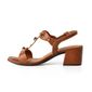 Sandália Dakota Salto Bloco Feminino Cor Caramelo