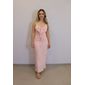 Vestido Longo My Crush Feminino Cor Rosa Vestido Longo My Crush Feminino Cor Rosa