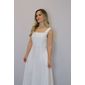 Vestido Bellina Evasê Feminino Cor Off White Vestido Bellina Evasê Feminino Cor Off White