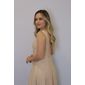 Vestido Bellina Evasê Feminino Cor Nude