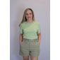 Short Maxma Linho Feminino Cor Verde Short Maxma Linho Feminino Cor Verde