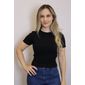 Blusa Cropped Lzt Ribana Feminino Cor Preto Blusa Cropped Lzt Ribana Feminino Cor Preto