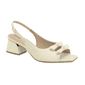 Sandália Piccadilly Salto Médio Feminino Cor Off White Sandália Piccadilly Salto Médio Feminino Cor Off White