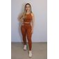 Conjunto Firmly Believe Feminino Cor Caramelo Conjunto Firmly Believe Feminino Cor Caramelo