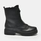 Bota Via Marte Strass Salto Baixo Feminino Cor Preto Bota Via Marte Strass Salto Baixo Feminino Cor Preto