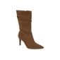 Bota Vizzano Salto Alto Bico Fino Feminino Cor Marrom Bota Vizzano Salto Alto Bico Fino Feminino Cor Marrom
