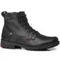 Bota Pegada Em Couro Masculino Cor Preto Bota Pegada Em Couro Masculino Cor Preto