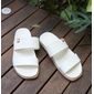 Rasteira Moleca Duas Tiras Feminino Cor Branco Off Rasteira Moleca Duas Tiras Feminino Cor Branco Off