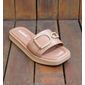 Tamanco Moleca Rasteira Feminino Cor Nude Tamanco Moleca Rasteira Feminino Cor Nude