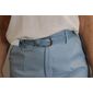 Short Maxma Linho Feminino Cor Azul Short Maxma Linho Feminino Cor Azul