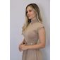 Vestido Bellina Evâse Modal Feminino Cor Nude Vestido Bellina Evâse Modal Feminino Cor Nude