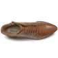Bota Pegada Com Cadarço E Couro Feminino Cor Pinhão