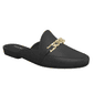 Mule Piccadilly Com Correntes Feminino Cor Preto