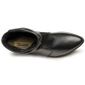 Bota Pegada Cano Baixo Em Couro Feminino Cor Preto Bota Pegada Cano Baixo Em Couro Feminino Cor Preto