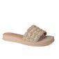 Rasteira Dakota Flatform Feminino Cor Bege/Dourado Rasteira Dakota Flatform Feminino Cor Bege/Dourado