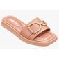Tamanco Moleca Rasteira Feminino Cor Nude Tamanco Moleca Rasteira Feminino Cor Nude