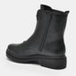 Bota Via Marte Strass Salto Baixo Feminino Cor Preto Bota Via Marte Strass Salto Baixo Feminino Cor Preto