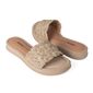 Rasteira Dakota Flatform Feminino Cor Bege/Dourado Rasteira Dakota Flatform Feminino Cor Bege/Dourado