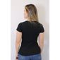 Blusa Lzt Ribana Gola V Feminino Cor Preto Blusa Lzt Ribana Gola V Feminino Cor Preto