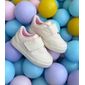 Tênis Klin Baby Sky Infantil Feminino Cor Off White/ Rosa Tênis Klin Baby Sky Infantil Feminino Cor Off White/ Rosa