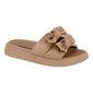 Papete Slide Moleca Com Laço Feminino Cor Nude Papete Slide Moleca Com Laço Feminino Cor Nude
