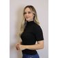 Cropped Lzt Gola Alta Ribana Feminino Cor Preto Cropped Lzt Gola Alta Ribana Feminino Cor Preto