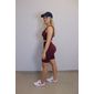 Conjunto Firmly Believe Short + Top Feminino Cor Bordo Conjunto Firmly Believe Short + Top Feminino Cor Bordo