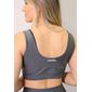 Top Karamoella Feminino Cor Chumbo Top Karamoella Feminino Cor Chumbo