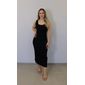 Vestido Midi Lzt Ribana Feminino Cor Preto Vestido Midi Lzt Ribana Feminino Cor Preto