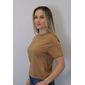 Blusa Cropped Lzt Algodão Feminino Cor Caramelo Blusa Cropped Lzt Algodão Feminino Cor Caramelo