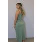 Vestido Bellina Midi Feminino Cor Verde Vestido Bellina Midi Feminino Cor Verde