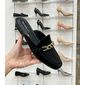 Mule Piccadilly Com Correntes Feminino Cor Preto