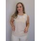 Blusa Maxma Regata Feminino Cor Nude Blusa Maxma Regata Feminino Cor Nude